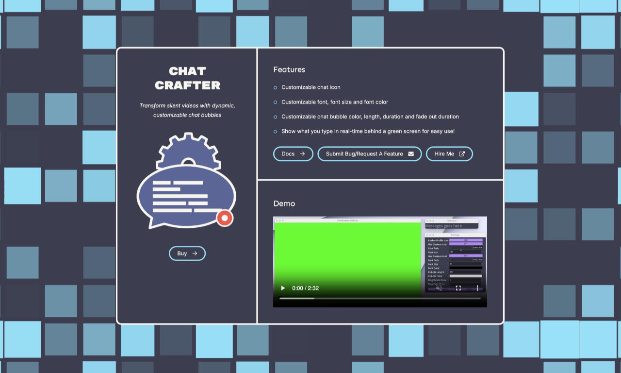 A video editing tool